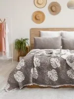 Муслінове покривало Saheser Forest kahve 240х260 Туреччина