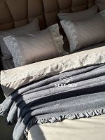 Махрове покривало 160х220 Maison Dor Les Azzures gri - Зображення 7