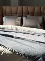 Махрове покривало 160х220 Maison Dor Les Azzures gri - Зображення 11