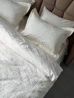 Постільна білизна Maison Dor Adrienne krem 200x220 см бамбук жаккард - Зображення 5