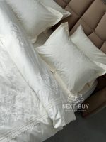 Постільна білизна Maison Dor Adrienne krem 200x220 см бамбук жаккард - Зображення 6