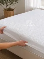 Наматрацник Istanbul Home Collection ALEZ 180×200+30 см, водонепроникний захисний чохол на матрац із бортом, Туреччина - Зображення 2