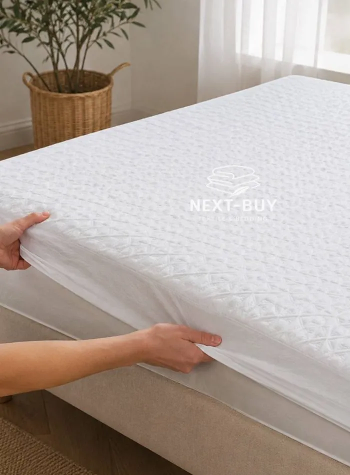 Наматрацник Istanbul Home Collection ALEZ 180×200+30 см, водонепроникний захисний чохол на матрац із бортом, Туреччина - Зображення 2