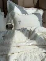 Муслиновое покрывало с наволочками Maison Luxe Cream, евро, полиэстер, Турция — изображение 6