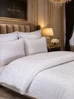 Постільна білизна Maison Dor Ruby white 200x220 см бамбук жаккард - Зображення 3