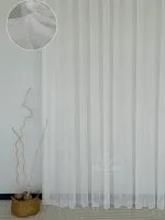 Тюль турецький структурний льон Natural Linen Lines, кремовий, арт. 874 - Зображення 12