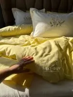 Постільна білизна варена бавовна Istanbul Sweet Dreams Daisy євро комплект 200х220 - Зображення 11