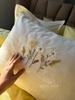 Постільна білизна варена бавовна Istanbul Sweet Dreams Daisy євро комплект 200х220 - Зображення 7