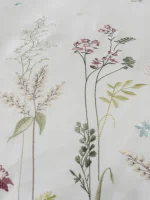 Постільна білизна Dantela Botanic Cream сатин з вишивкою євро комплект 200х220 - Зображення 5