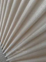 Тюль структурный Silver Linen Glow Beige бежевый лен с серебристой нитью, арт. 871 — изображение 7
