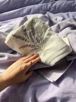 (Копія)(Копія)Постельное белье Istambul Sweet Dreams Lavender вареный хлопок с вышивкой евро комплект 200х220 — изображение 6