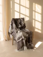 Покрывало-плед First Choice Manora Kahverengi, евро, 200×220 см, Турция