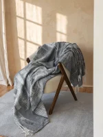 Полуторне покривало-плед First Choice Manora Gri, 150х200