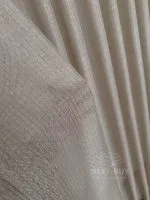 Тюль структурный Silver Linen Glow Beige бежевый лен с серебристой нитью, арт. 871 — изображение 9