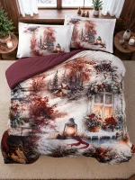 Постельное бельё фланель First Choice Dalila евро комплект 200×220