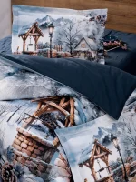 Постельное бельё фланель First Choice Simetra полуторный комплект 160×220 — изображение 2