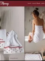 Набір рушників з рюшами Maison Dor Love Always 100% бавовна, Туреччина