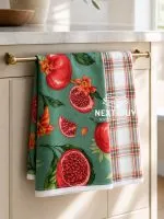 Набор кухонных полотенец Mercan Rose «Гранат» 40×60 см, 2 шт., 100% хлопок, Турция