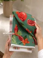 Набор кухонных полотенец Mercan Rose «Гранат» 40×60 см, 2 шт., 100% хлопок, Турция — изображение 7