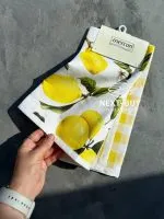 Набор кухонных полотенец Mercan Rose «Лимоны» 40×60 см, 2 шт., 100% хлопок — изображение 5