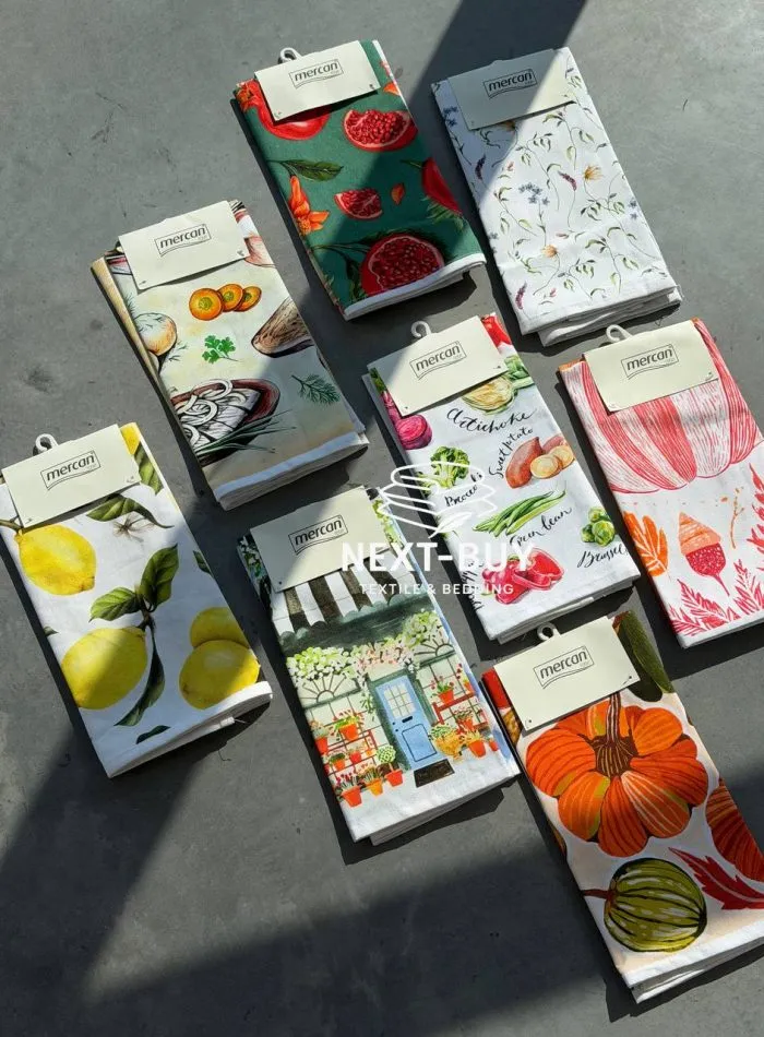 Набор кухонных полотенец Mercan Rose «Греческие улочки», 40×60 см, 2 шт., 100% хлопок — изображение 4