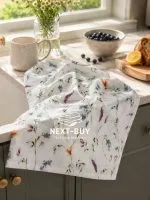 Набор кухонных полотенец Mercan Rose «Полевые цветы» 40×60 см, 2 шт., 100% хлопок — изображение 2