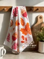 Набор кухонных полотенец Mercan Rose «Осенние листья» 40×60 см, 2 шт., 100% хлопок — изображение 3