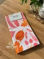 Набор кухонных полотенец Mercan Rose «Осенние листья» 40×60 см, 2 шт., 100% хлопок — изображение 5