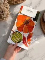Набір кухонних рушників Mercan Rose «Гарбузовий рай» 40×60 см, 2 шт., 100% бавовна, Туреччина - Зображення 4