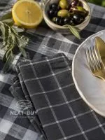 (Копія)(Копія)(Копія)Набор скатертей Olive Earth 160х220 см (8 предметов) Турция — изображение 2