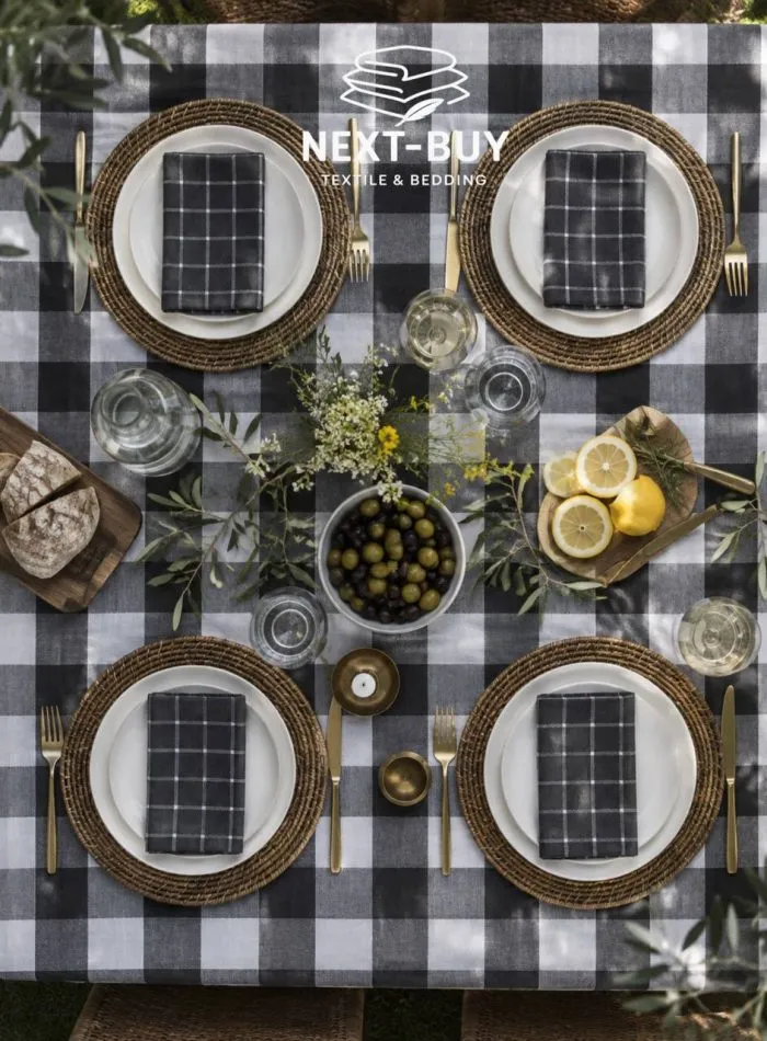 (Копія)(Копія)(Копія)Набор скатертей Olive Earth 160х220 см (8 предметов) Турция — изображение 3