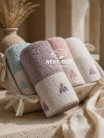 Набір бавовняних рушників Maison D’or Bee Color у кошику, 4 шт., 30×50 см, 100% бавовна, Туреччина - Зображення 4