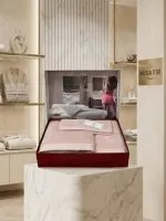 Набір махрових рушників Maison D'or Soft Hearts pudra з сердечками - Зображення 2