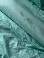 Постільна білизна Maison D’or Rose Marine glass blue сатин зі стразами полуторний комплект 160х220 - Зображення 8
