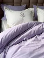 Постільна білизна Istambul Sweet Dreams Lavender варена бавовна з вишивкою євро комплект 200х220 - Зображення 16