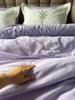 Постільна білизна Istambul Sweet Dreams Lavender варена бавовна з вишивкою євро комплект 200х220 - Зображення 9