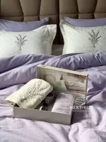 Набір рушників Istambul Sweet Dreams Lavender з вишивкою 50х90  2шт - Зображення 2