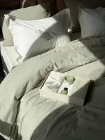 Постільна білизна Istambul Sweet dreams Botanic варена бавовна з вишивкою євро комплект 200х220 - Зображення 5