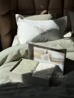 Набір рушників Istambul Sweet Dreams Botanic з вишивкою 50х90 та 70х140 - Зображення 2