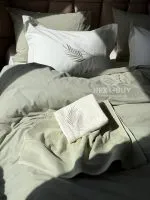 Набір рушників Istambul Sweet Dreams Botanic з вишивкою 50х90 та 70х140 - Зображення 6