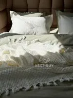 Постільна білизна Istambul Sweet dreams Botanic варена бавовна з вишивкою євро комплект 200х220 - Зображення 9