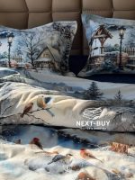 Постільна білизна фланель First Choice Simetra євро комплект 200×220 - Зображення 17