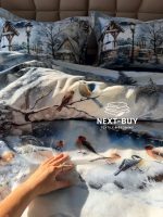 Постільна білизна фланель First Choice Simetra євро комплект 200×220 - Зображення 13