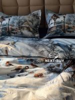 Постільна білизна фланель First Choice Simetra євро комплект 200×220 - Зображення 14
