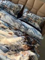 Постільна білизна фланель First Choice Simetra євро комплект 200×220 - Зображення 4