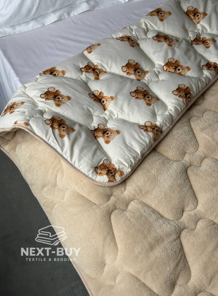 Одеяло Soft Beige евро 195х215 см Турция — изображение 10