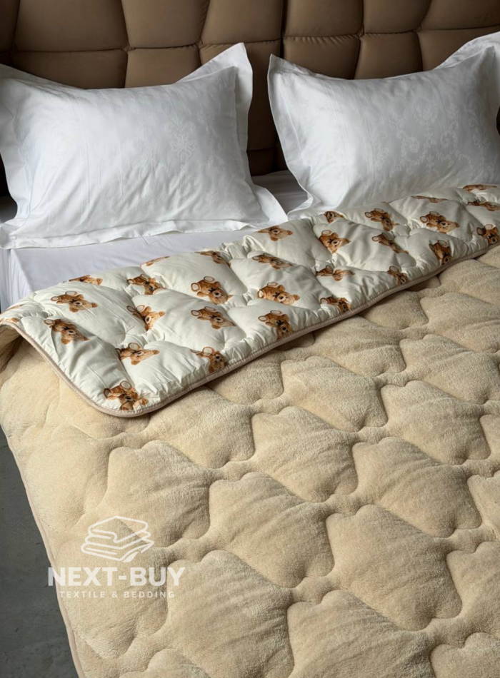 Одеяло Soft Beige полуторное 155х215 см Турция — изображение 9