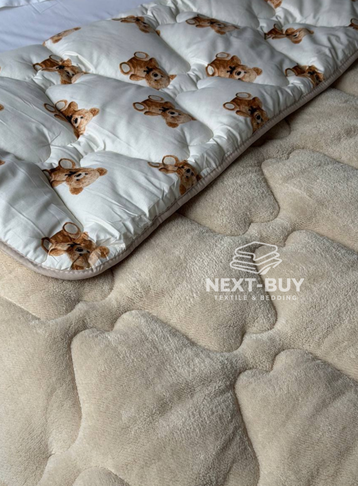Одеяло Soft Beige евро 195х215 см Турция — изображение 9