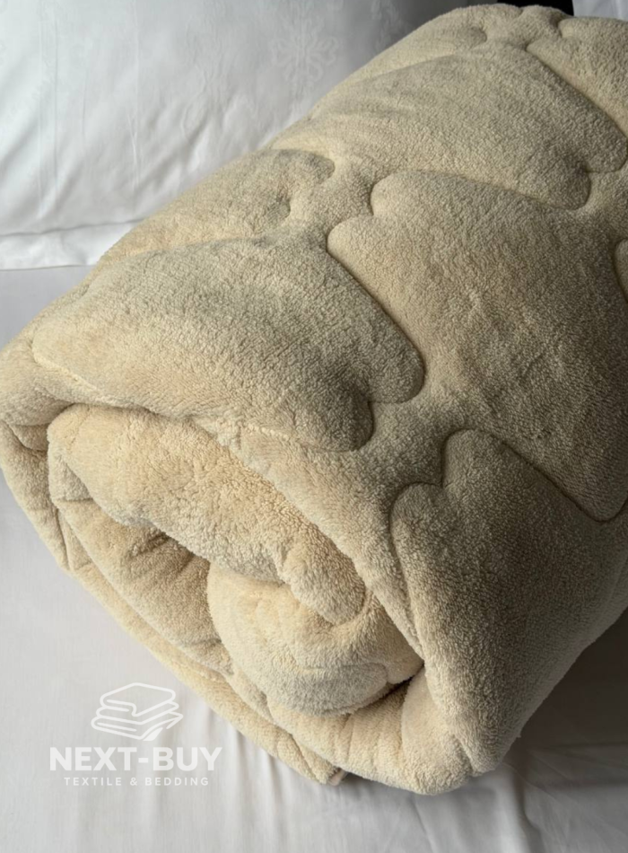 Одеяло Soft Beige евро 195х215 см Турция — изображение 5