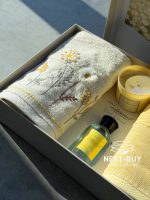 Набір рушників Istambul Sweet Dreams Sari з вишивкою 50х90  2шт - Зображення 4
